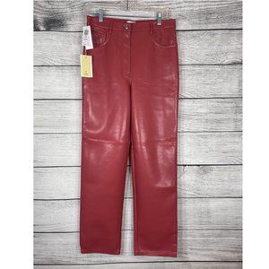 NWT Aritzia Wilfred Melina High Waisted Rosy Red Short Size 8